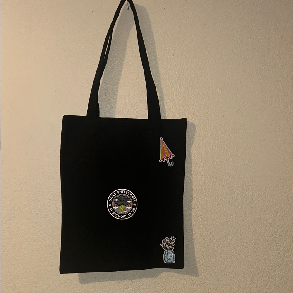 Handcrafted errand bag ( Daily Shitstorm Survivors Club)